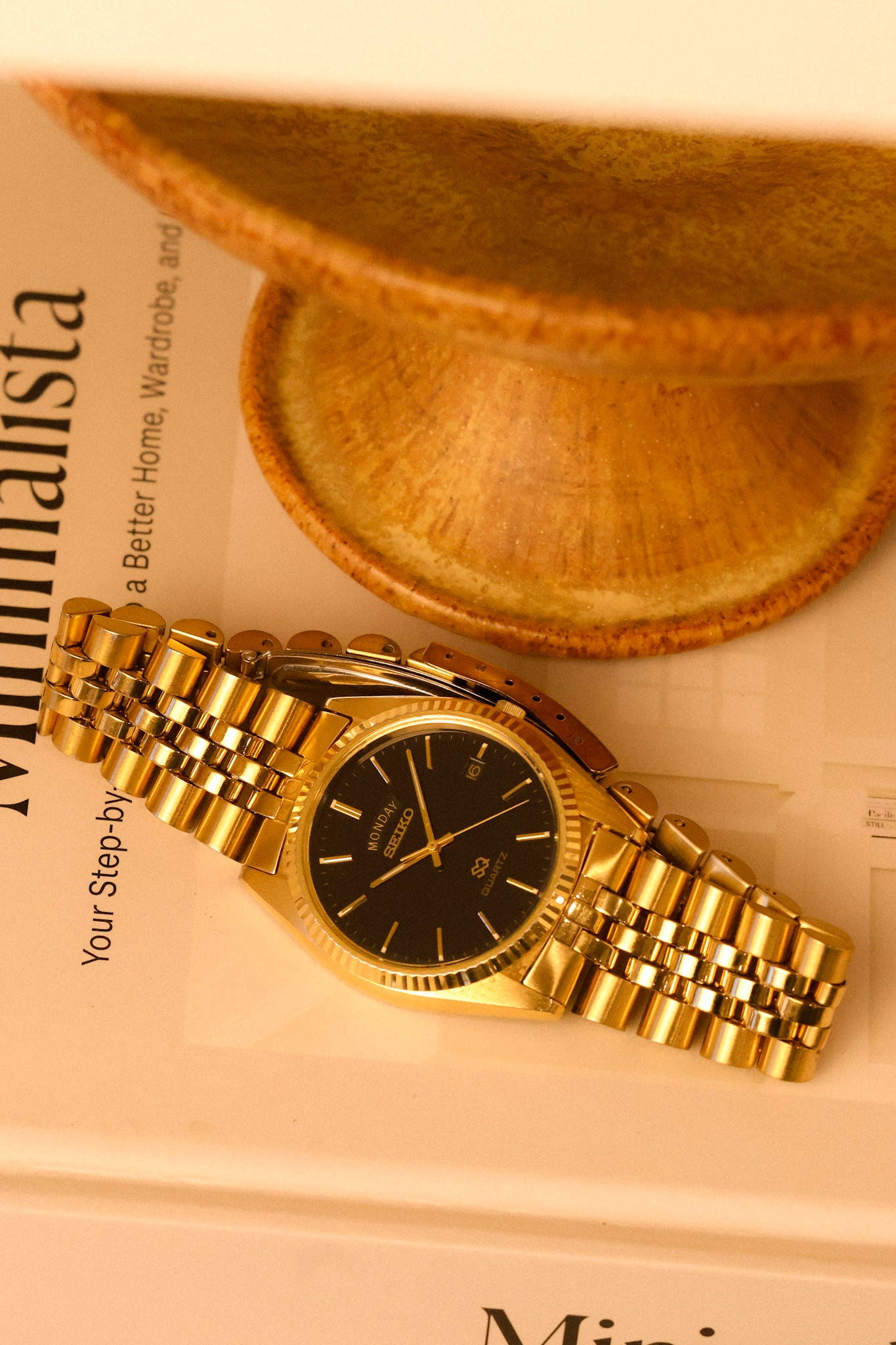 1988 Seiko SQ Black Dial Jubilee Prez