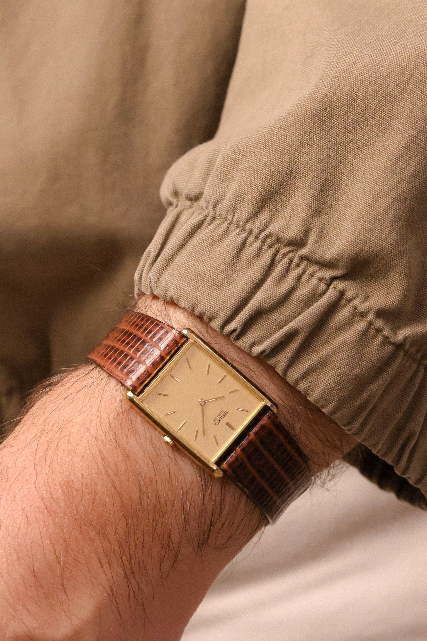 2002 Seiko Champagne Tank