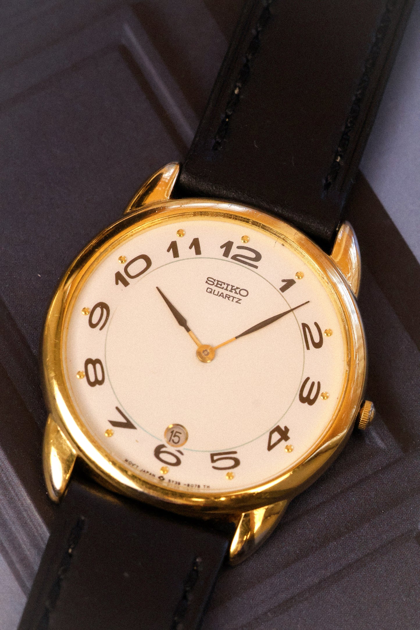 1990 Seiko Crab Claw Arabic Calendar
