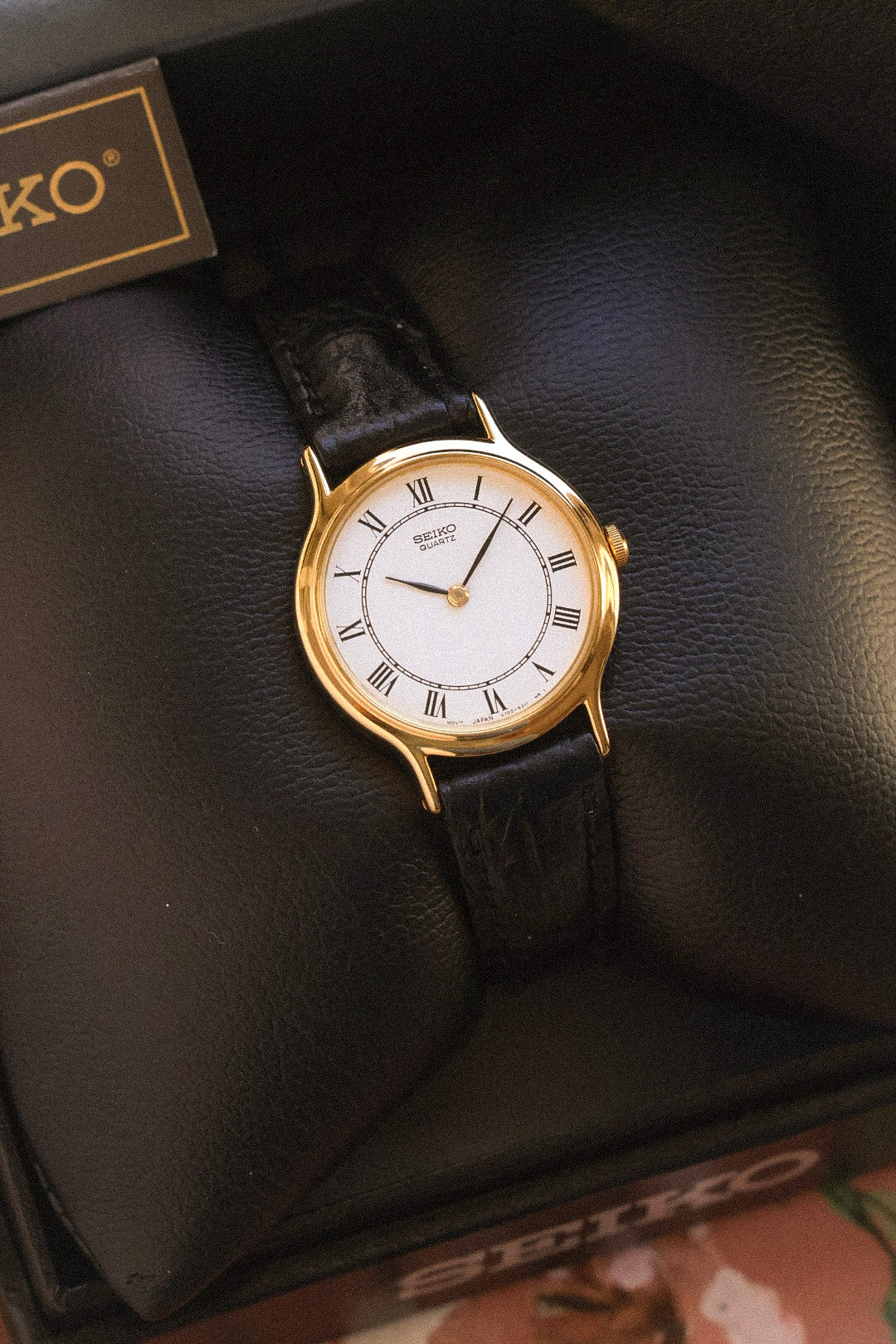 1990 New Old Stock Seiko Roman Ronde Pair Set