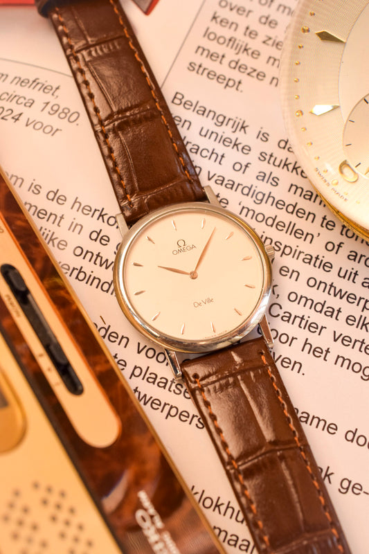 1980s Omega De Ville Quartz Calatrava