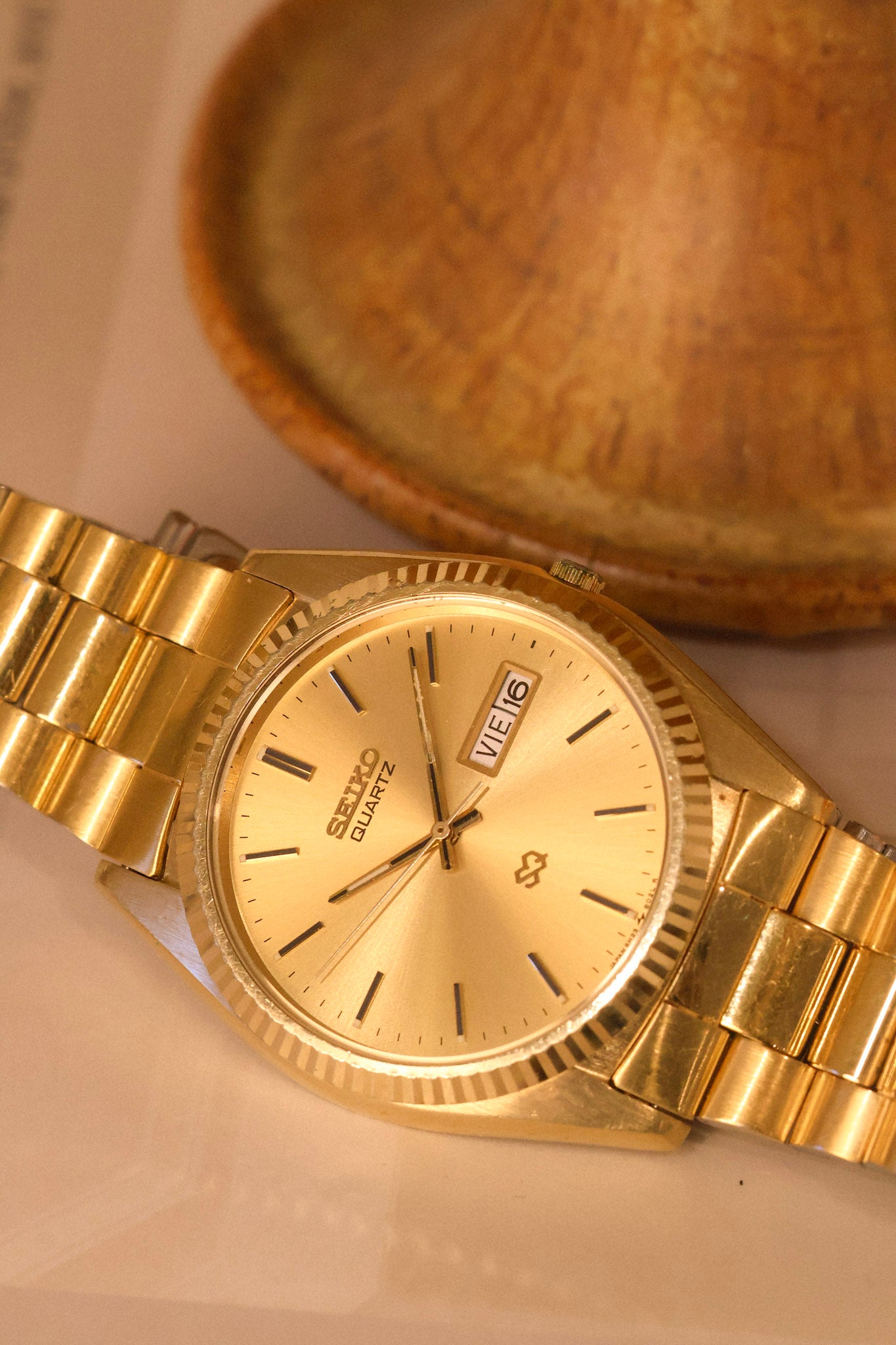 1986 Seiko SQ Golden Prez