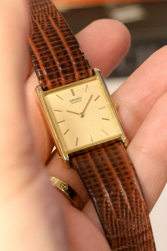 2002 Seiko Champagne Tank