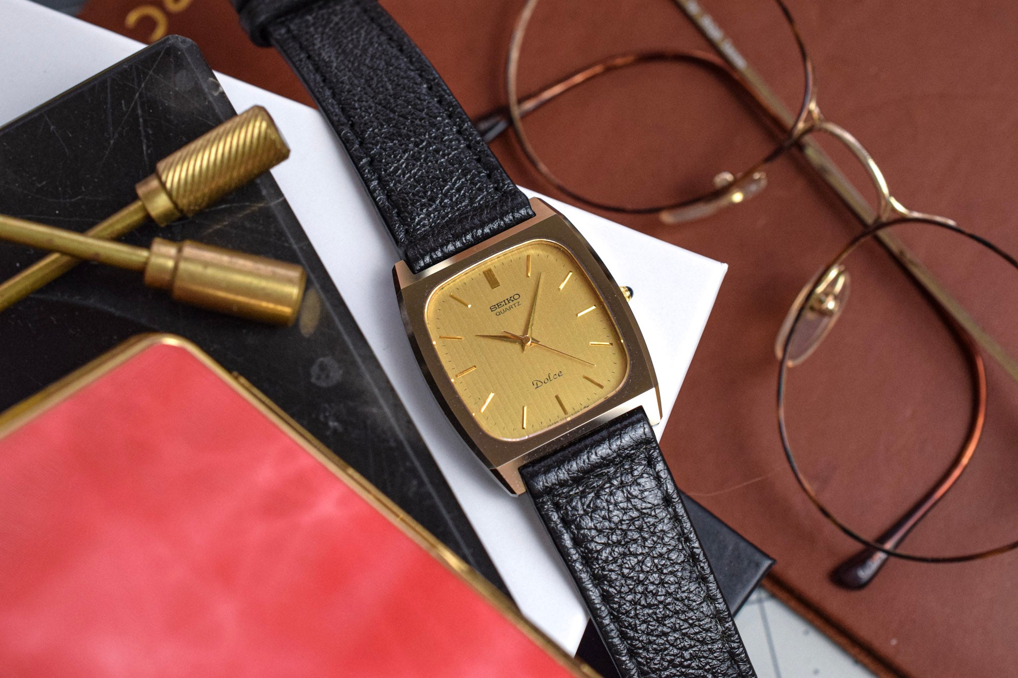 Tele Timer Octo 1984 Seiko Dolce NSAG Tapestry Dial Octo – Oldtimer Watch Shop