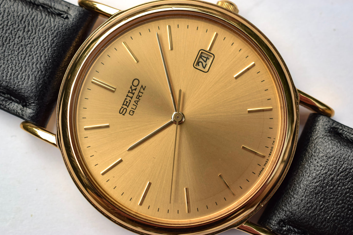 2001 Seiko Gold Dial Calendar