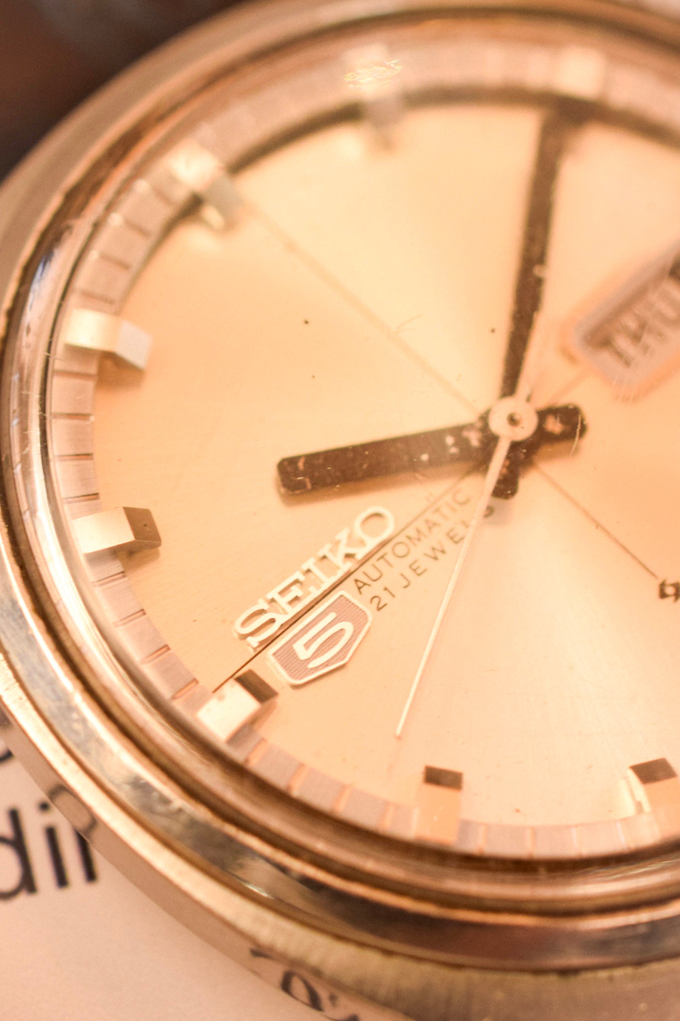 1978 Seiko 5 Automatic Cushion Case Day-Date