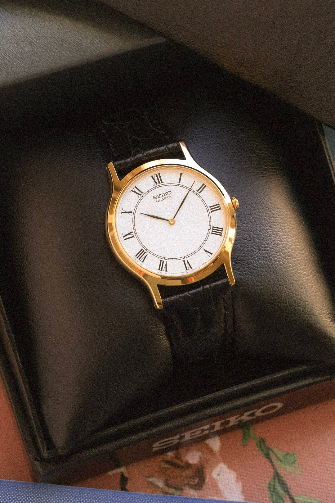 1990 New Old Stock Seiko Roman Ronde Pair Set