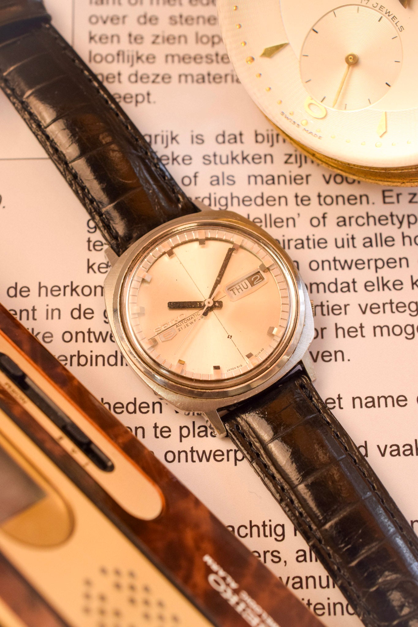 1978 Seiko 5 Automatic Cushion Case Day-Date