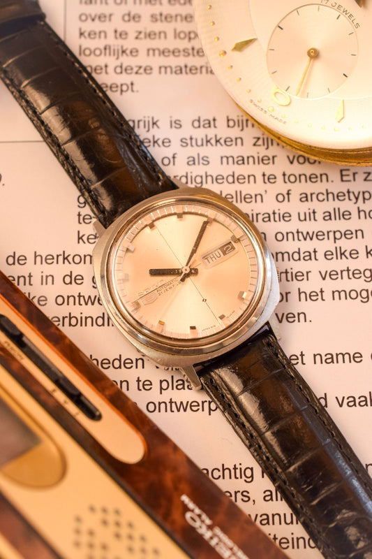 1978 Seiko 5 Automatic Cushion Case Day-Date