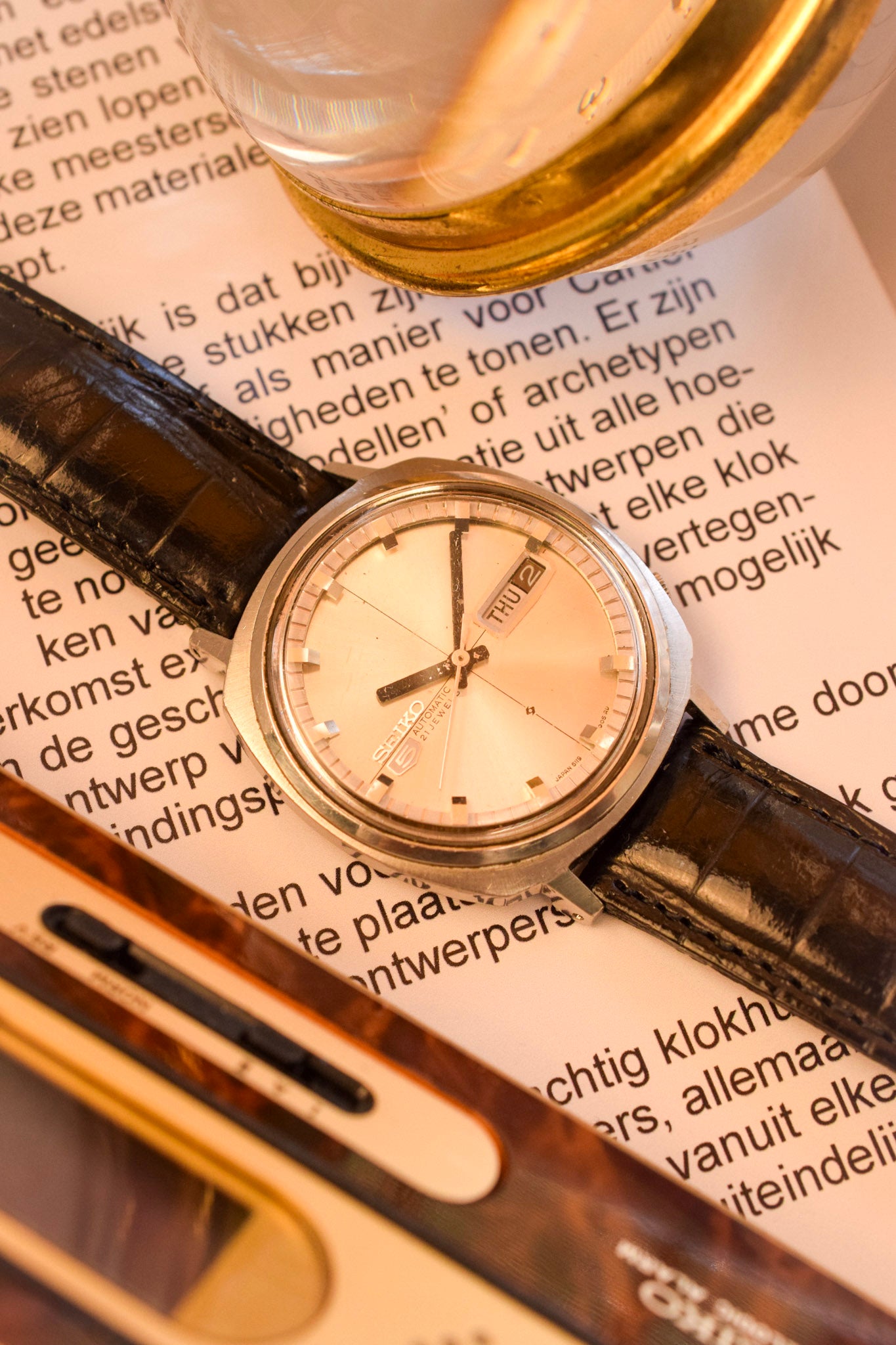 1978 Seiko 5 Automatic Cushion Case Day-Date