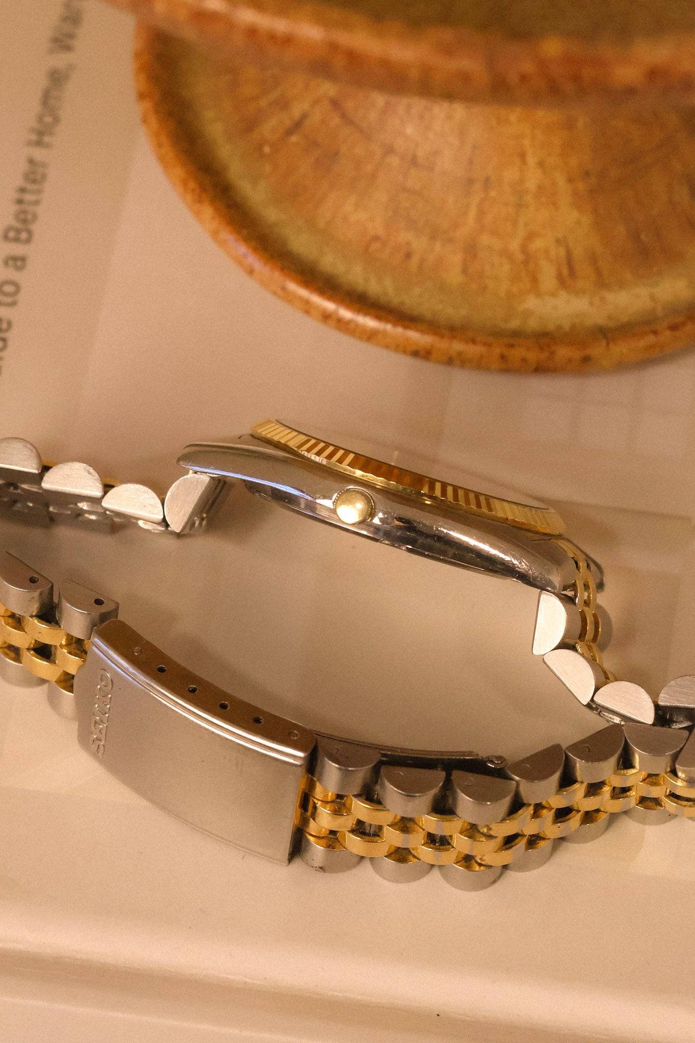 1993 Seiko Silver Two Toned Jubilee Prez