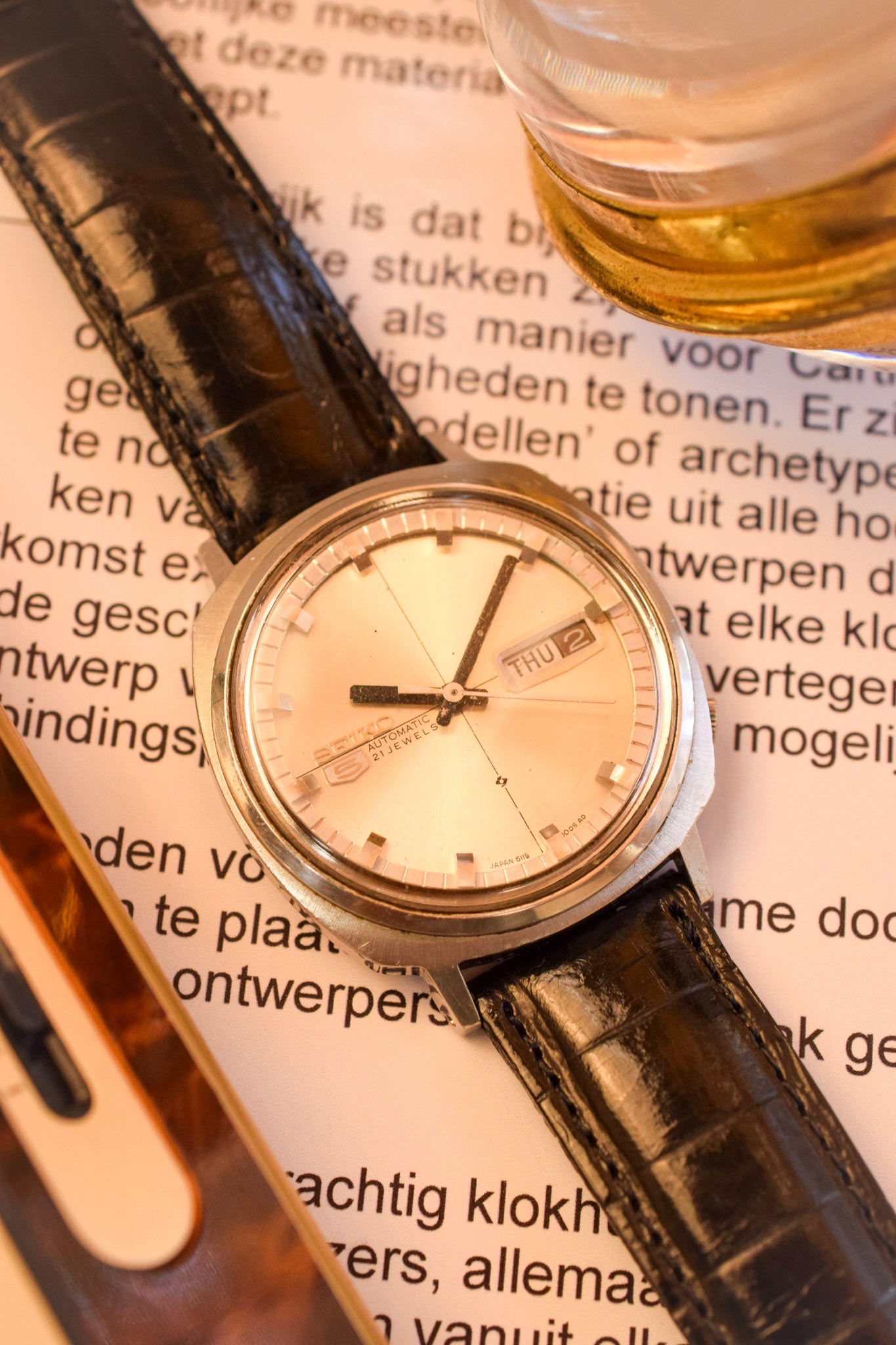 1978 Seiko 5 Automatic Cushion Case Day-Date
