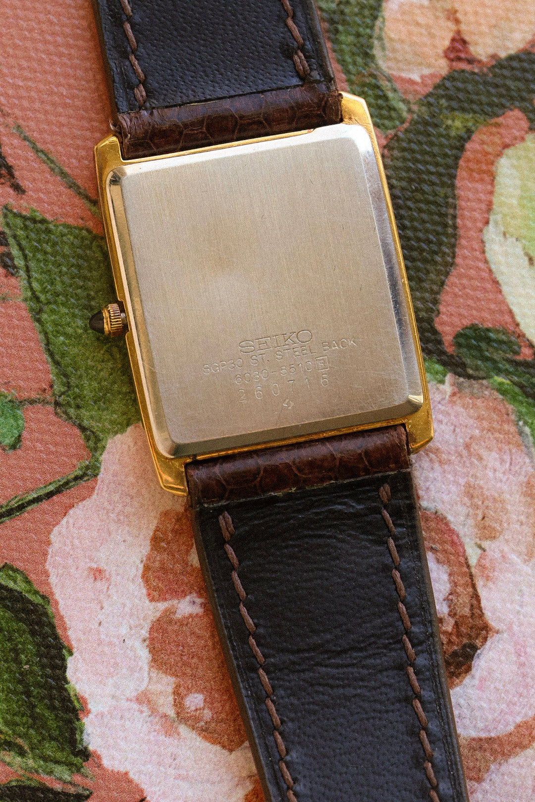 1982 Seiko Dolce Sparkle Dial Tank – Oldtimer Watch Shop