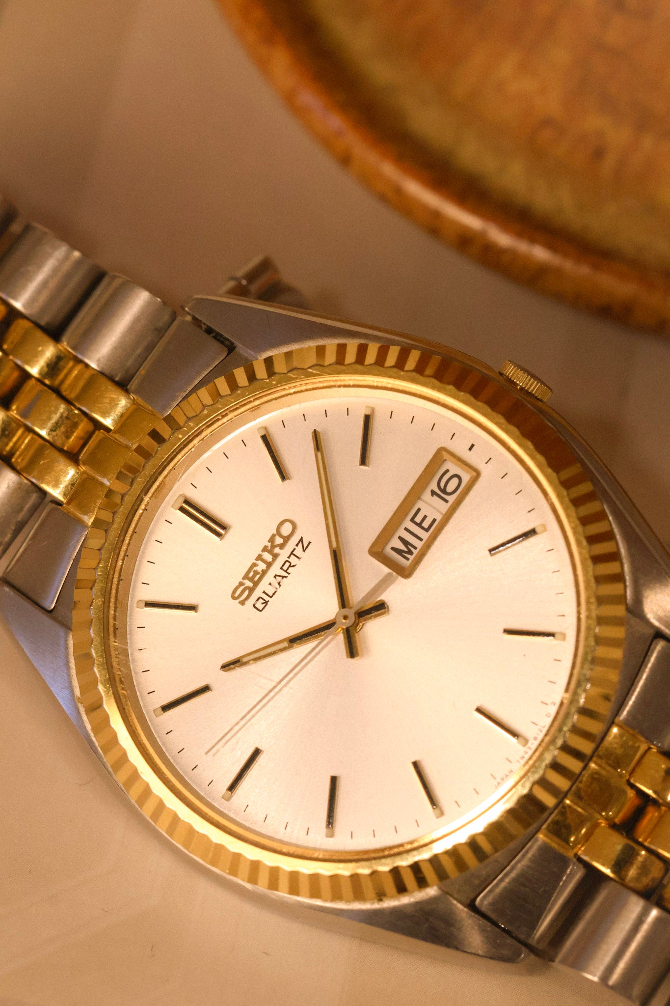 1993 Seiko Silver Two Toned Jubilee Prez