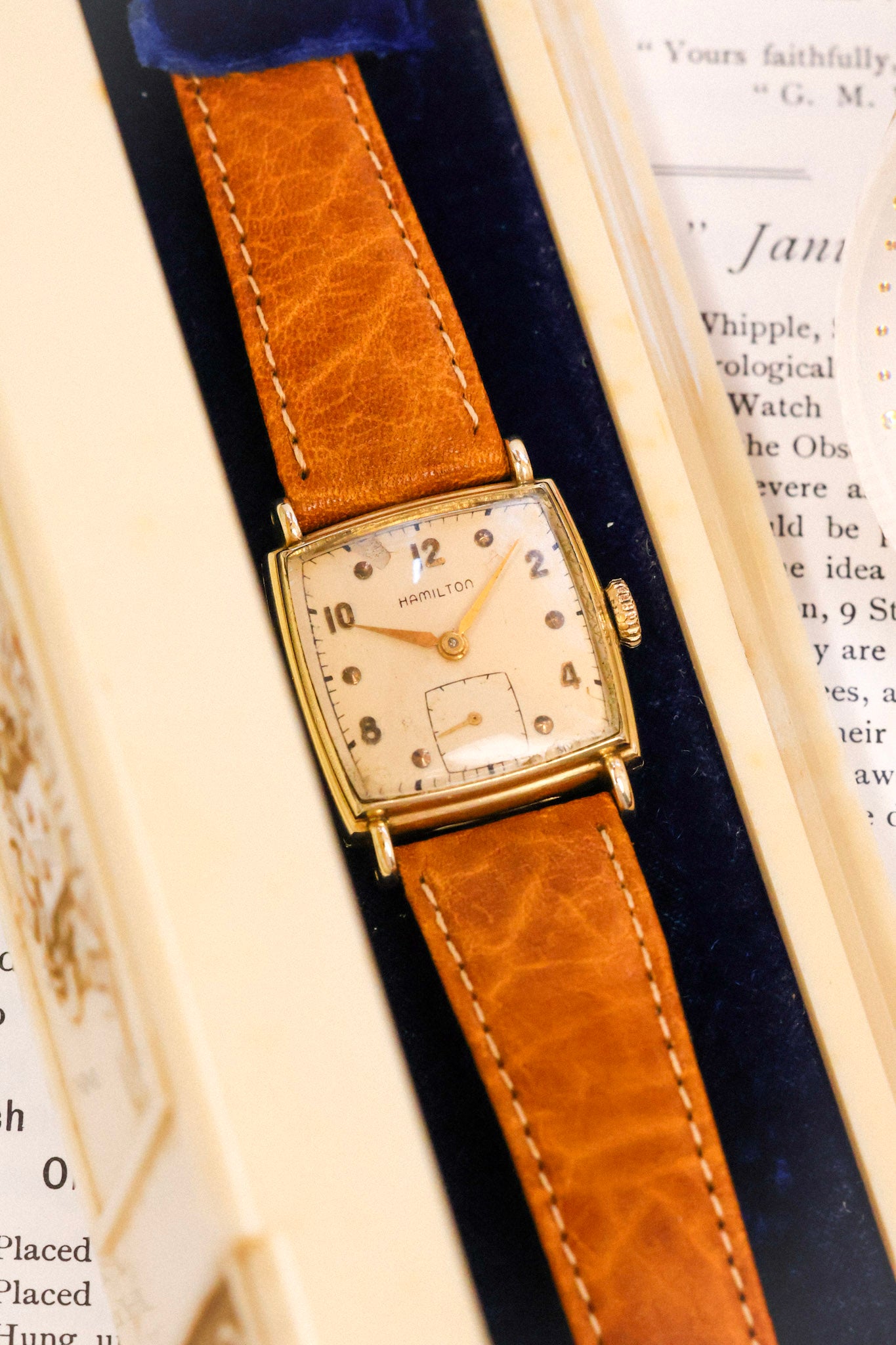 1948 Hamilton Dyson - 14K Gold Filled Award Watch