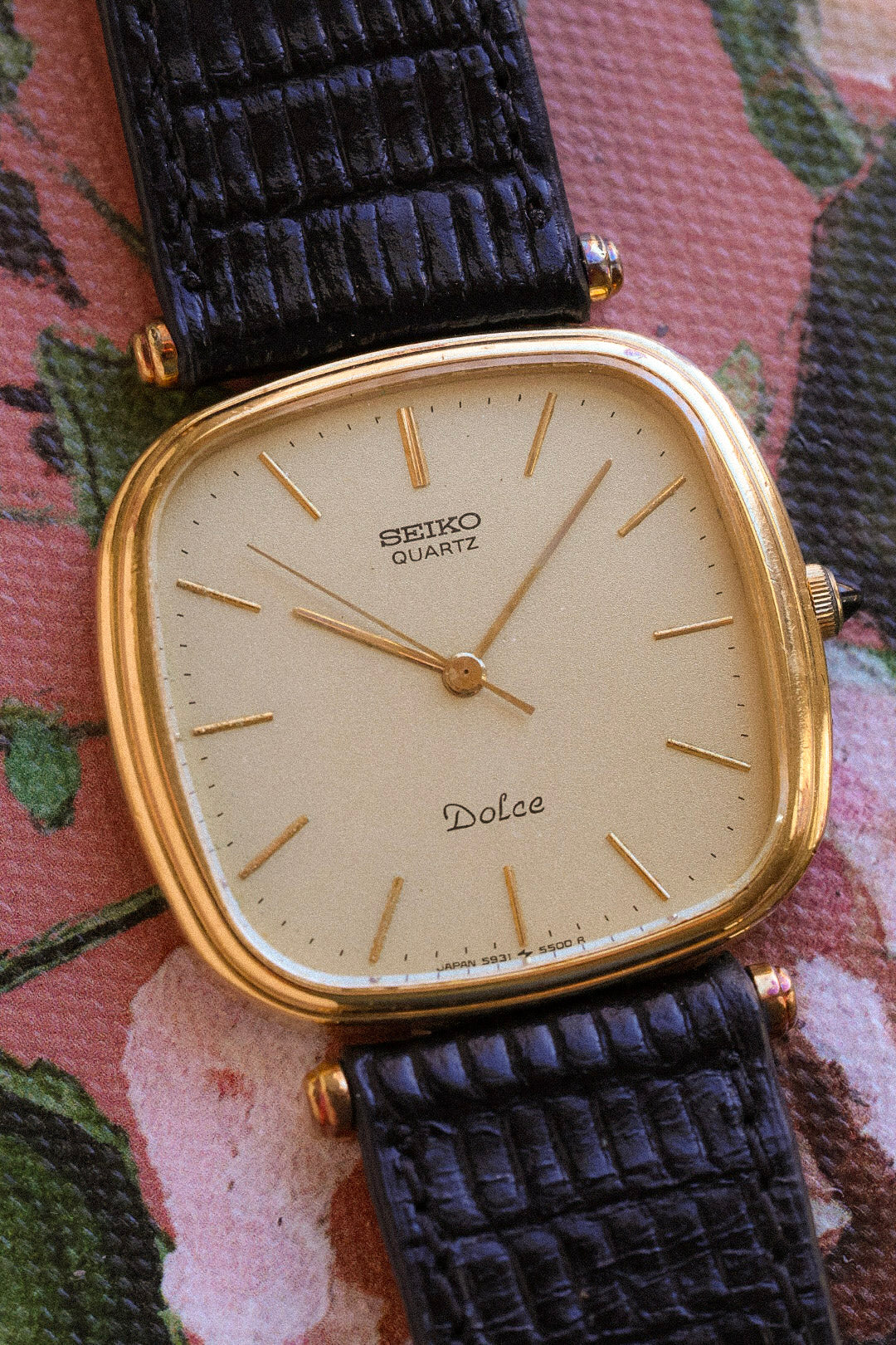 1981 Seiko Dolce Champagne Hooded Lugs TV