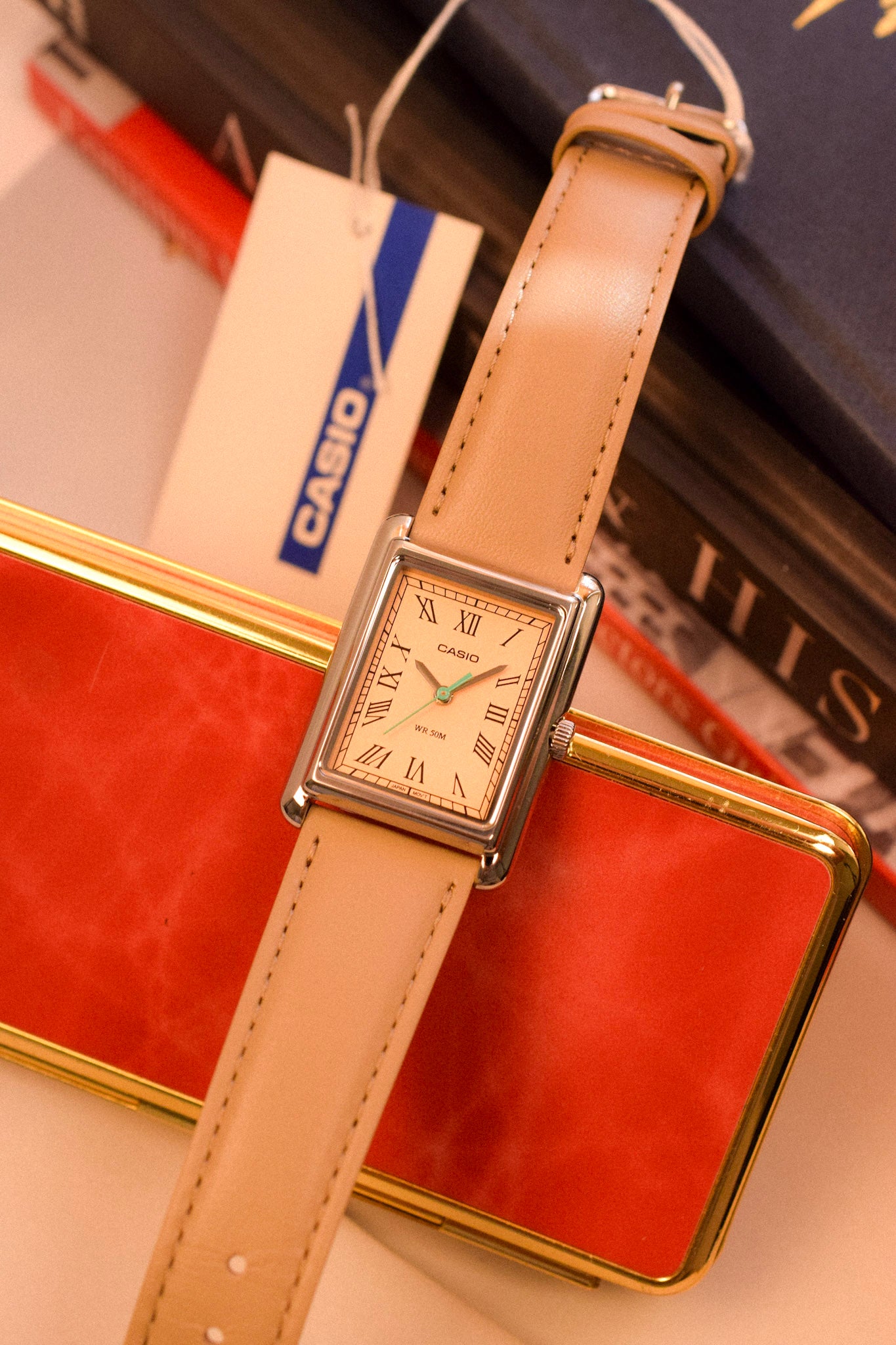 Casio Salmon Roman Tank - New in Box