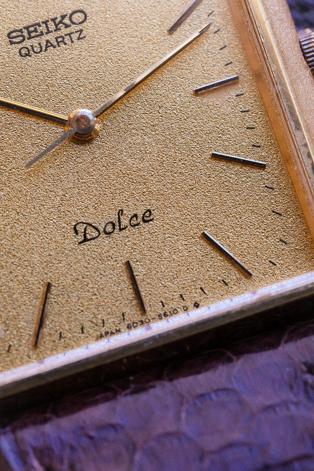 1982 Seiko Dolce Sparkle Dial Tank