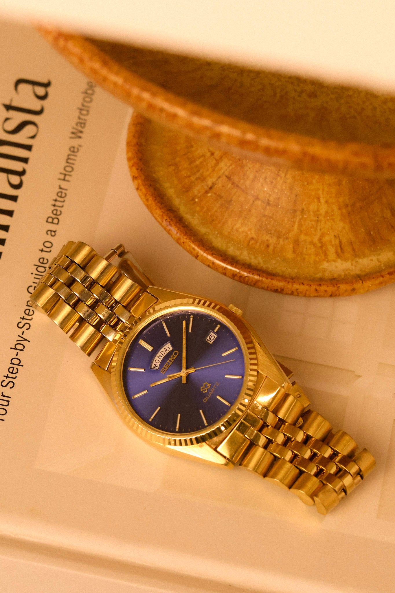 1988 Seiko SQ Blue Sunray Jubilee Prez