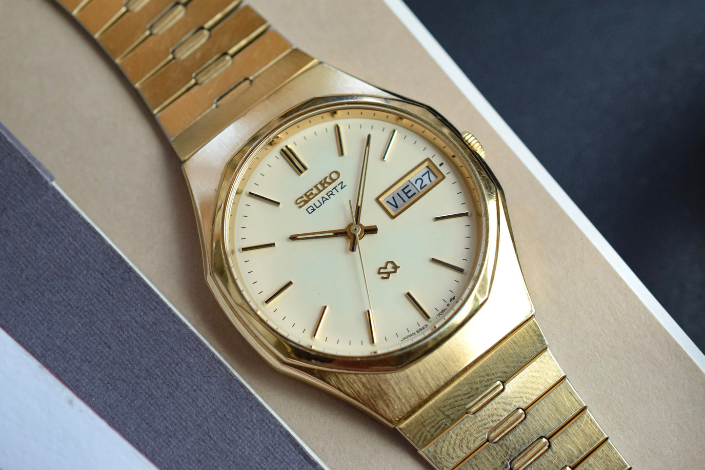 1985 Seiko SQ Baby Royal Oak Day-Date