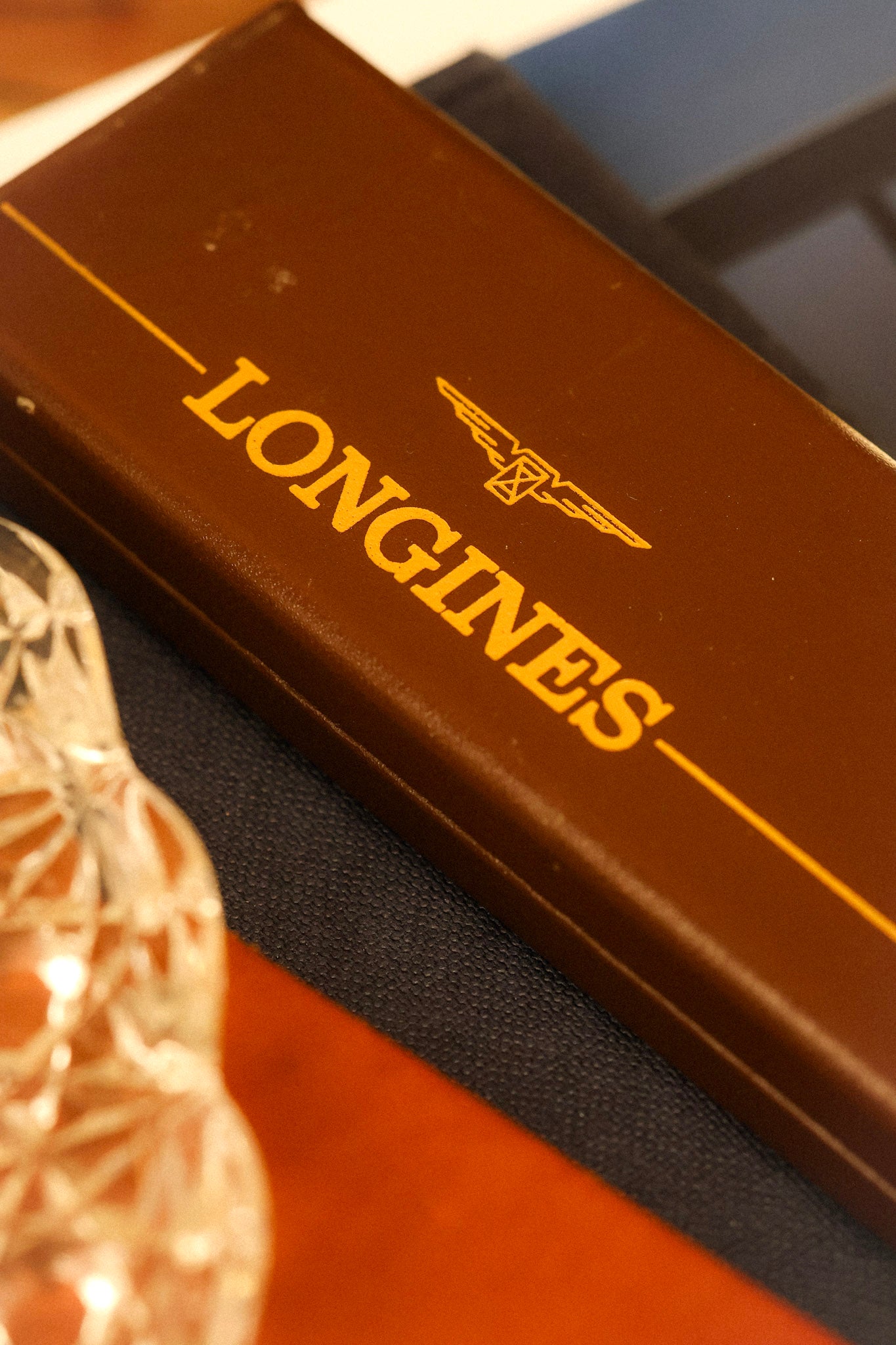 80s Longines Quartz Linen Calendar Ellipse - Full Set