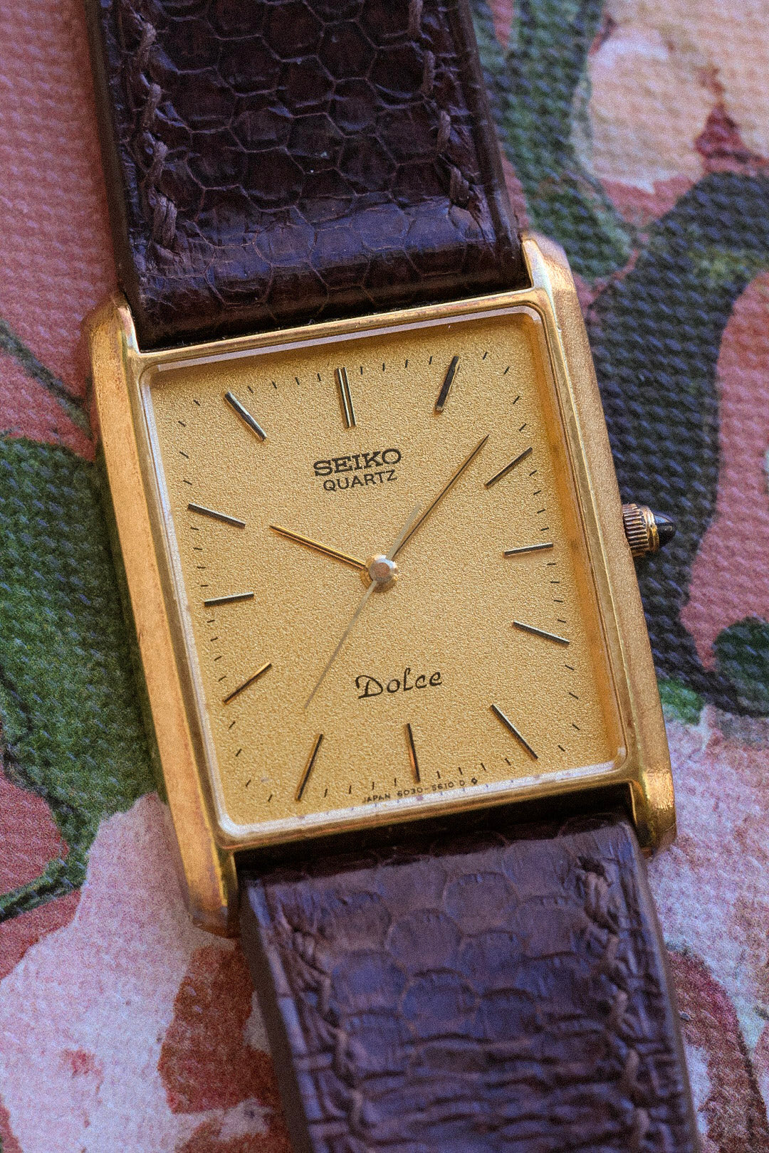1982 Seiko Dolce Sparkle Dial Tank