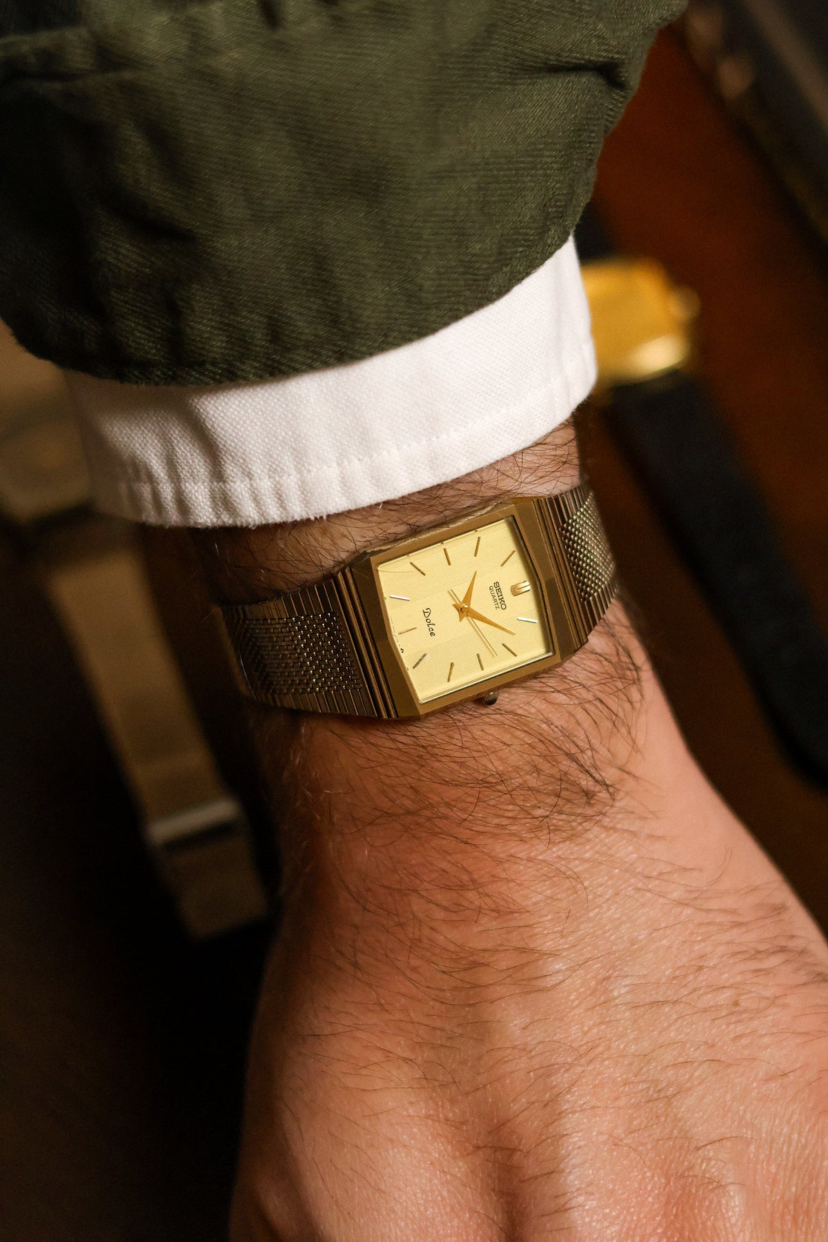 1985 Seiko Dolce NSAG Champagne Dial