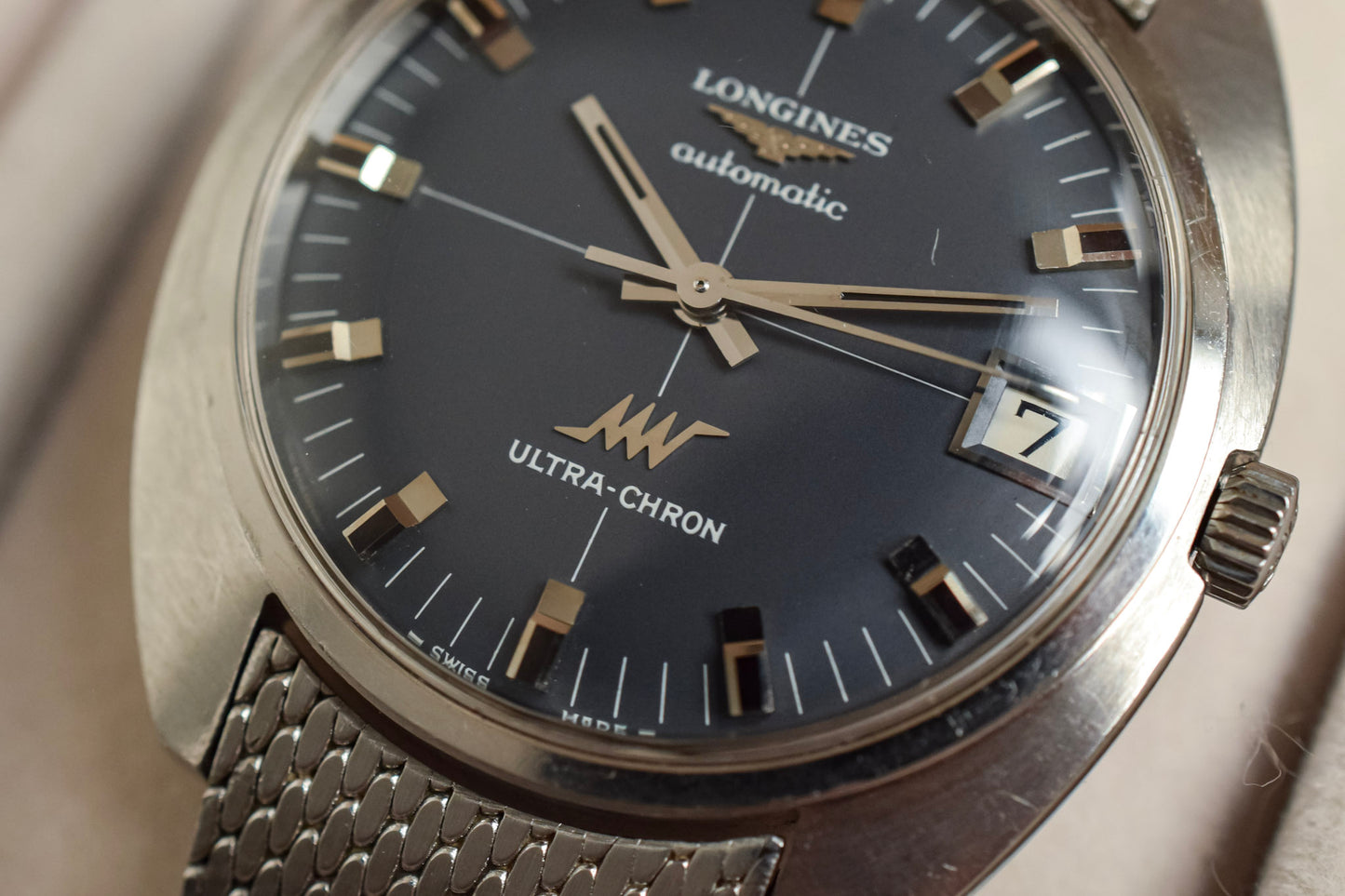 1975 Longines Automatic Ultra-Chron Crosshair Calendar