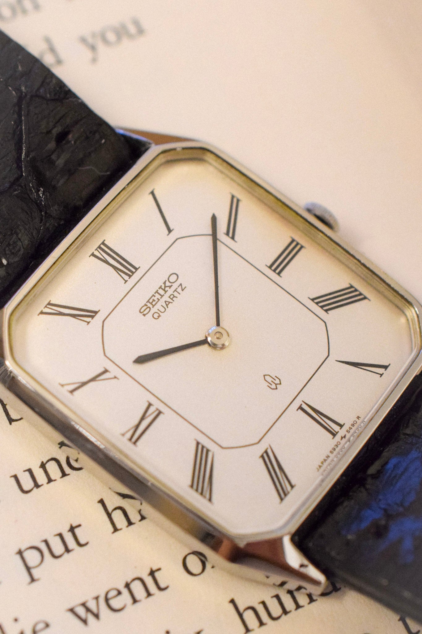 1981 Seiko Quartz Roman Steel Octo