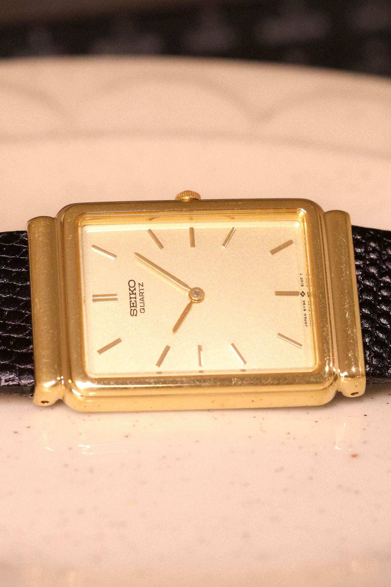 1990 Seiko Champagne Hooded Lugs Tank