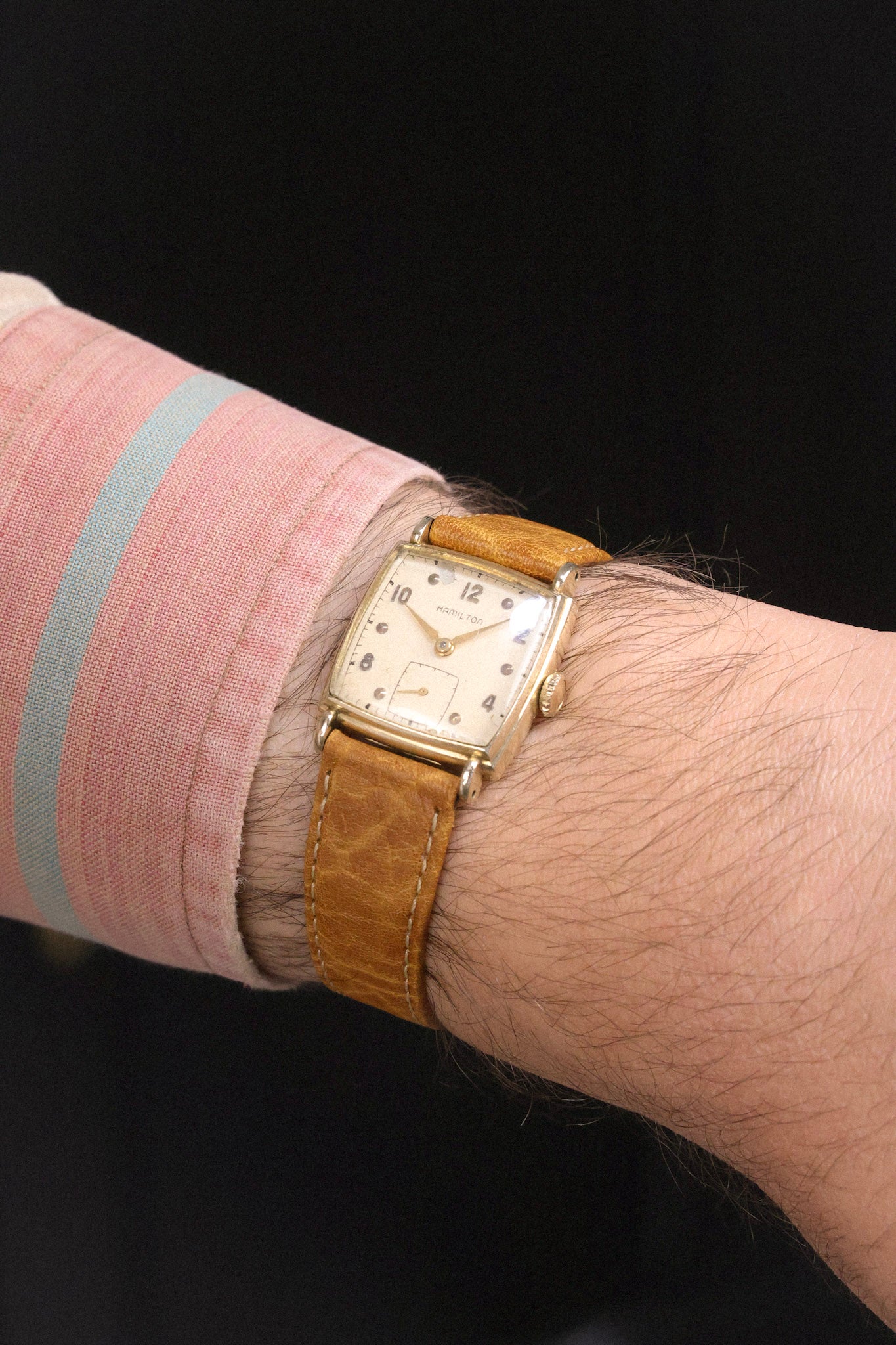 1948 Hamilton Dyson - 14K Gold Filled Award Watch – Oldtimer Watch