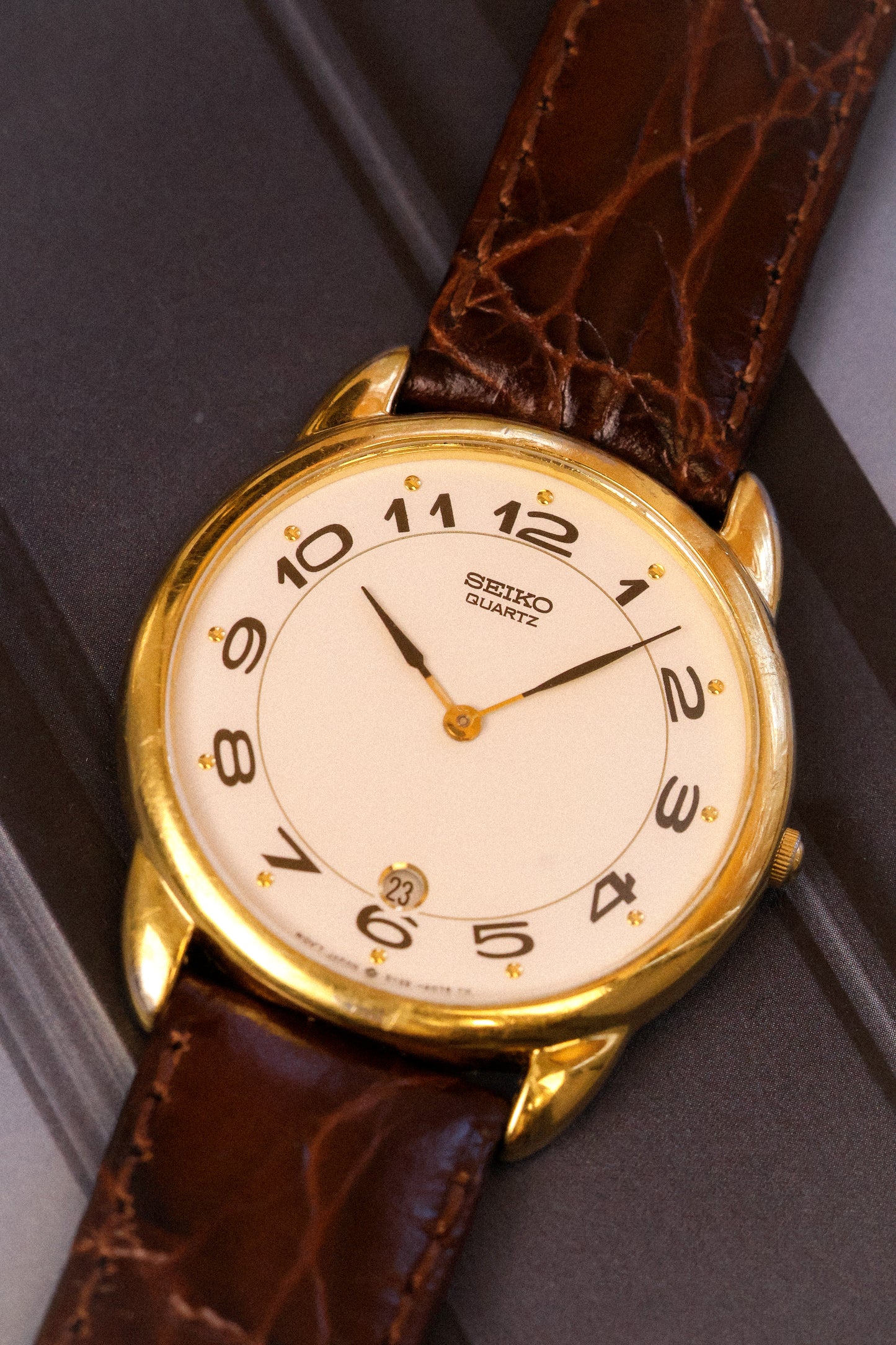 1990 Seiko Crab Claw Arabic Calendar