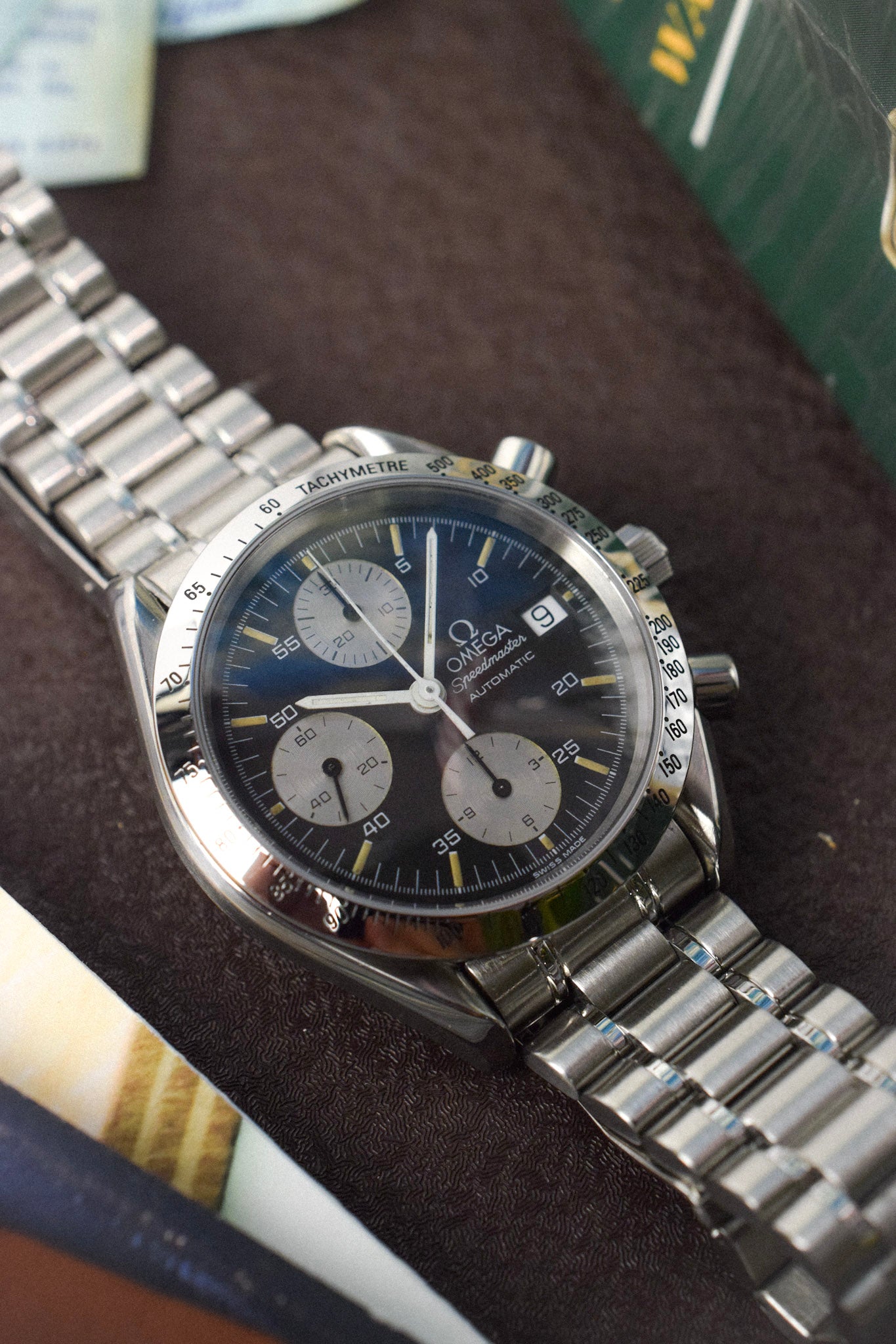 90s Omega Speedmaster Reverse Panda