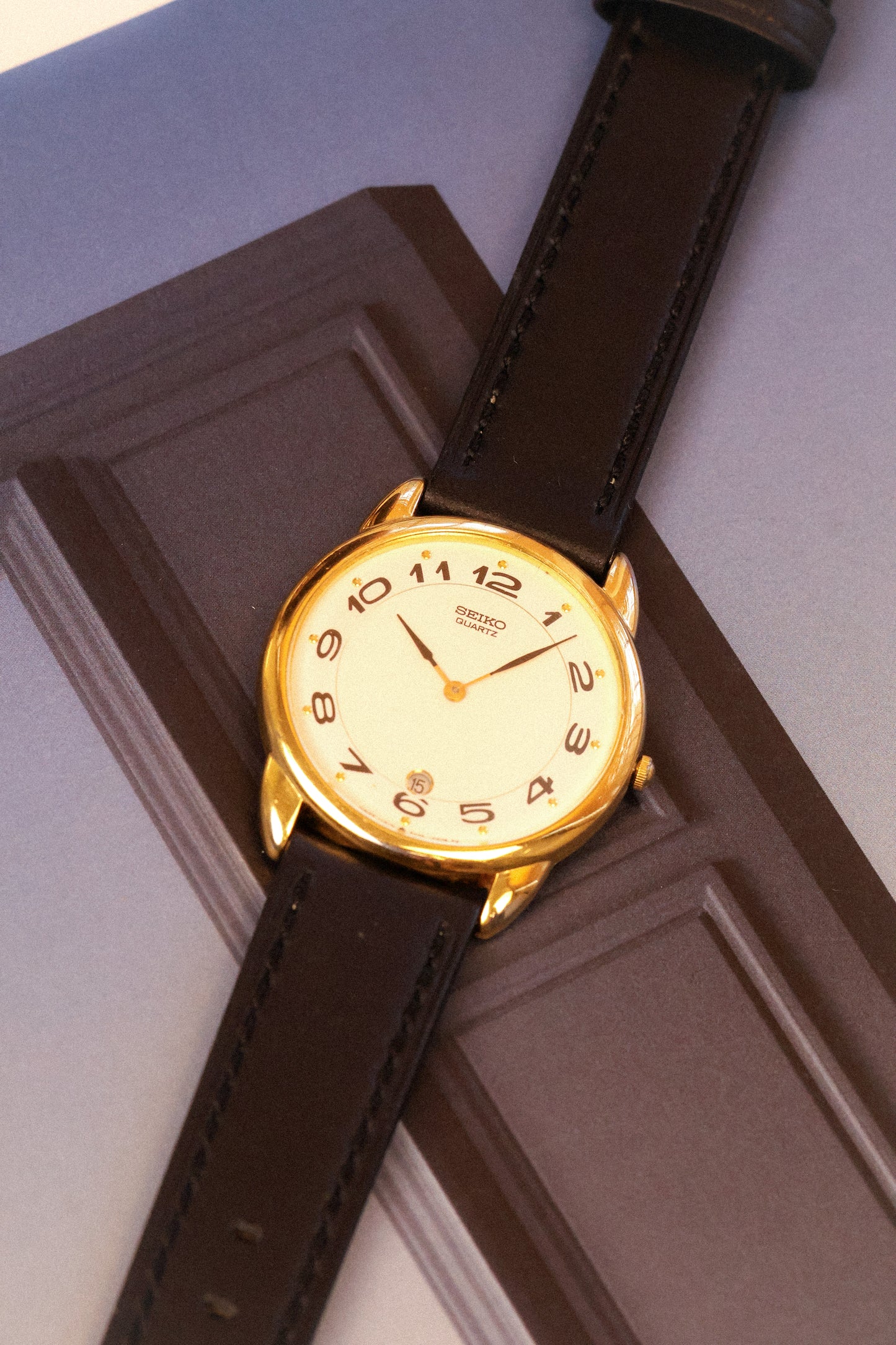 1990 Seiko Crab Claw Arabic Calendar