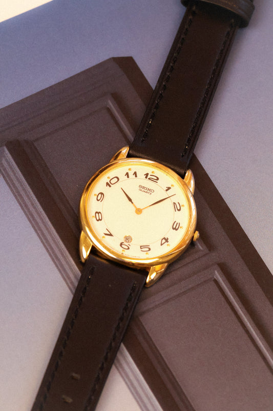 1990 Seiko Crab Claw Arabic Calendar