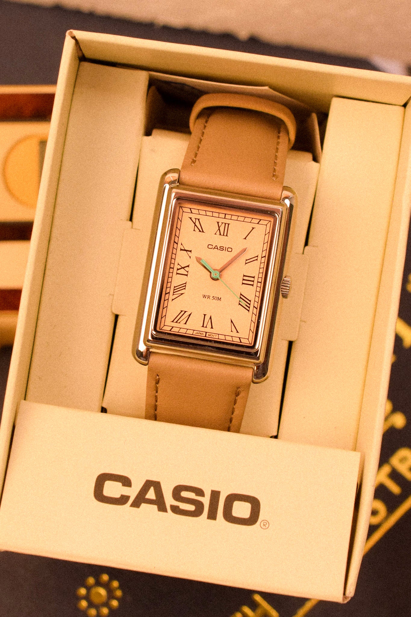 Casio Salmon Roman Tank - New in Box