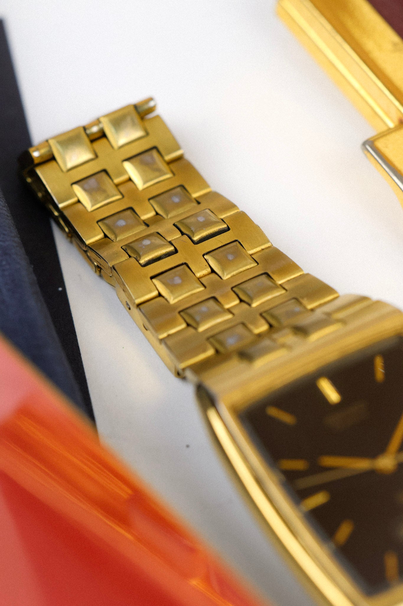 1989 Seiko SQ Golden Tank Script Day-Date