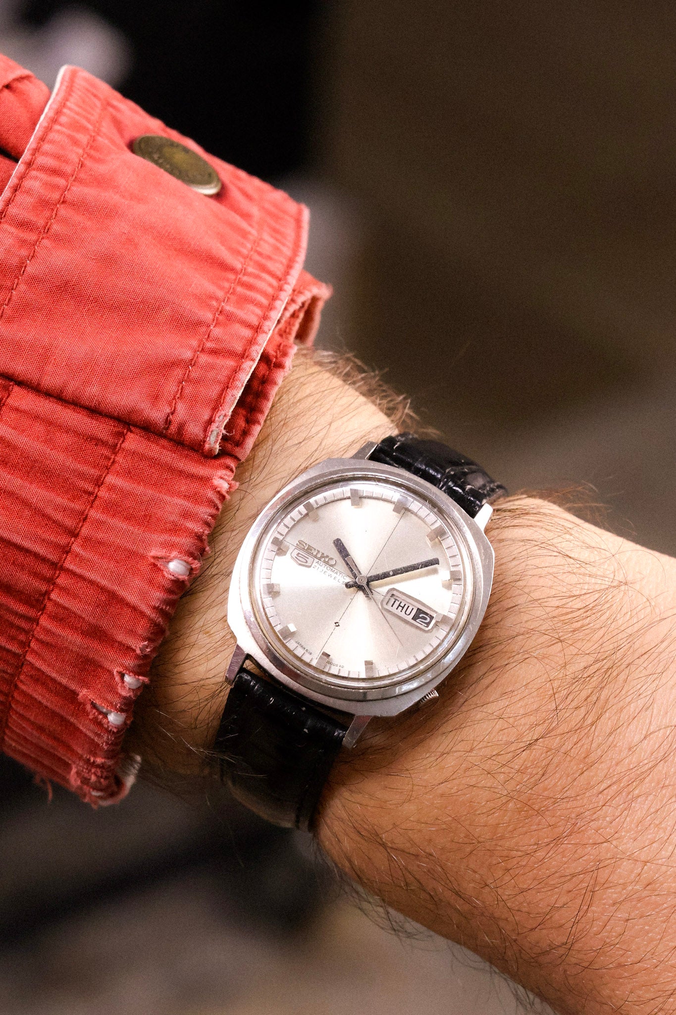 1978 Seiko 5 Automatic Cushion Case Day-Date