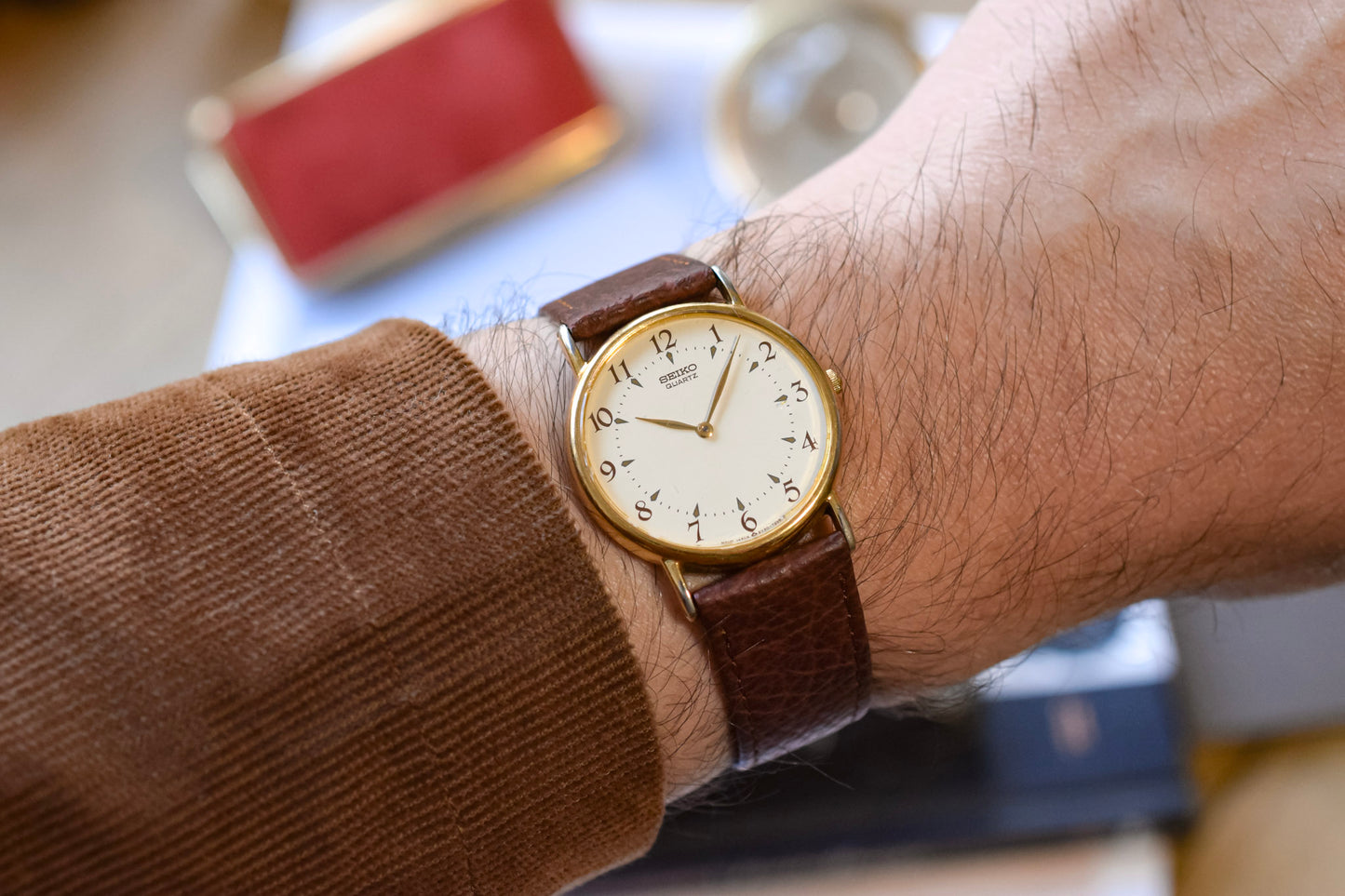 1991 Seiko Midsize Arabic Arrowhead Dial