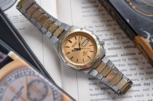 1982 Seiko Oak Two Toned Day-Date