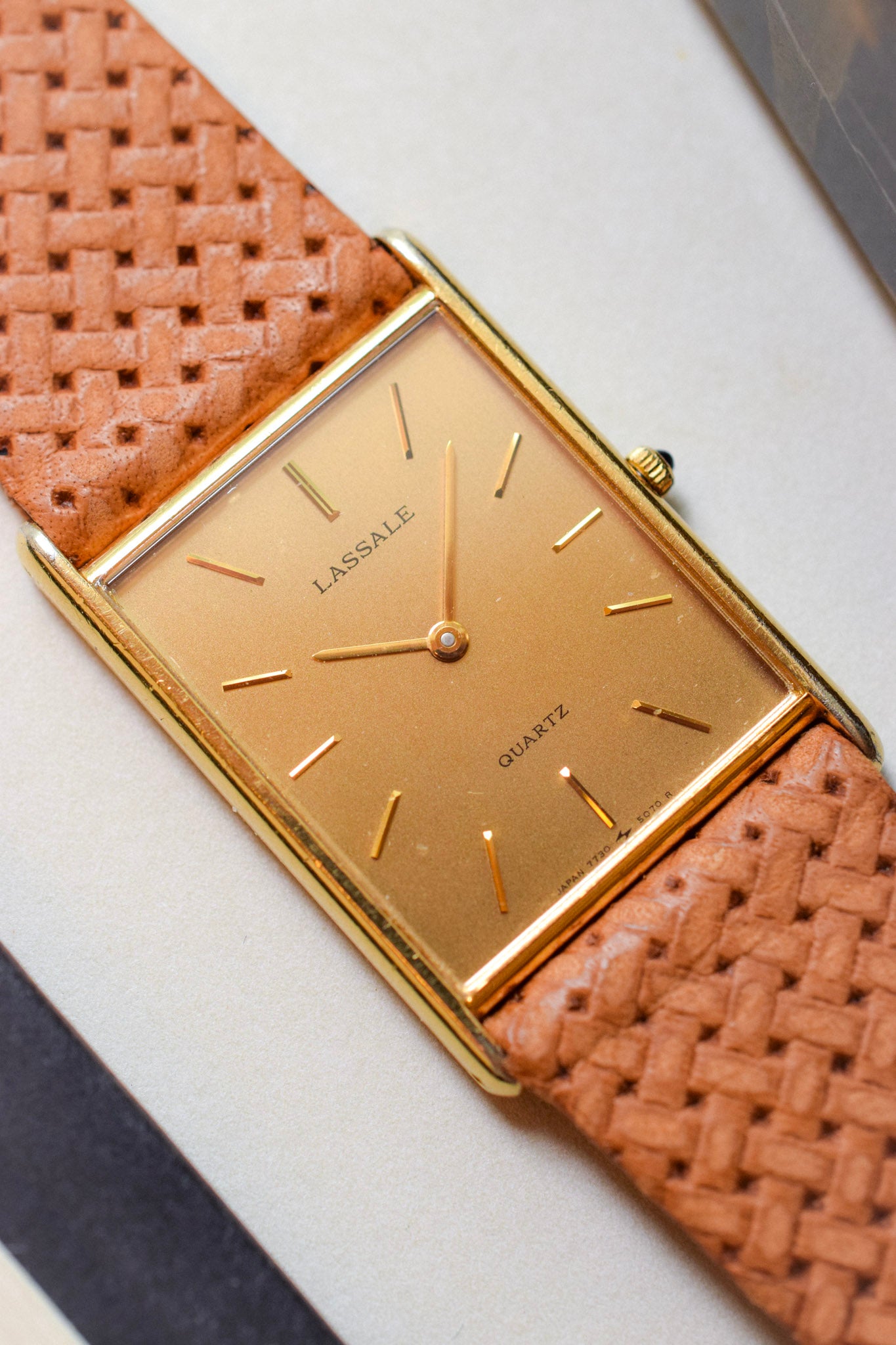 1982 Seiko Lassale Golden Tank