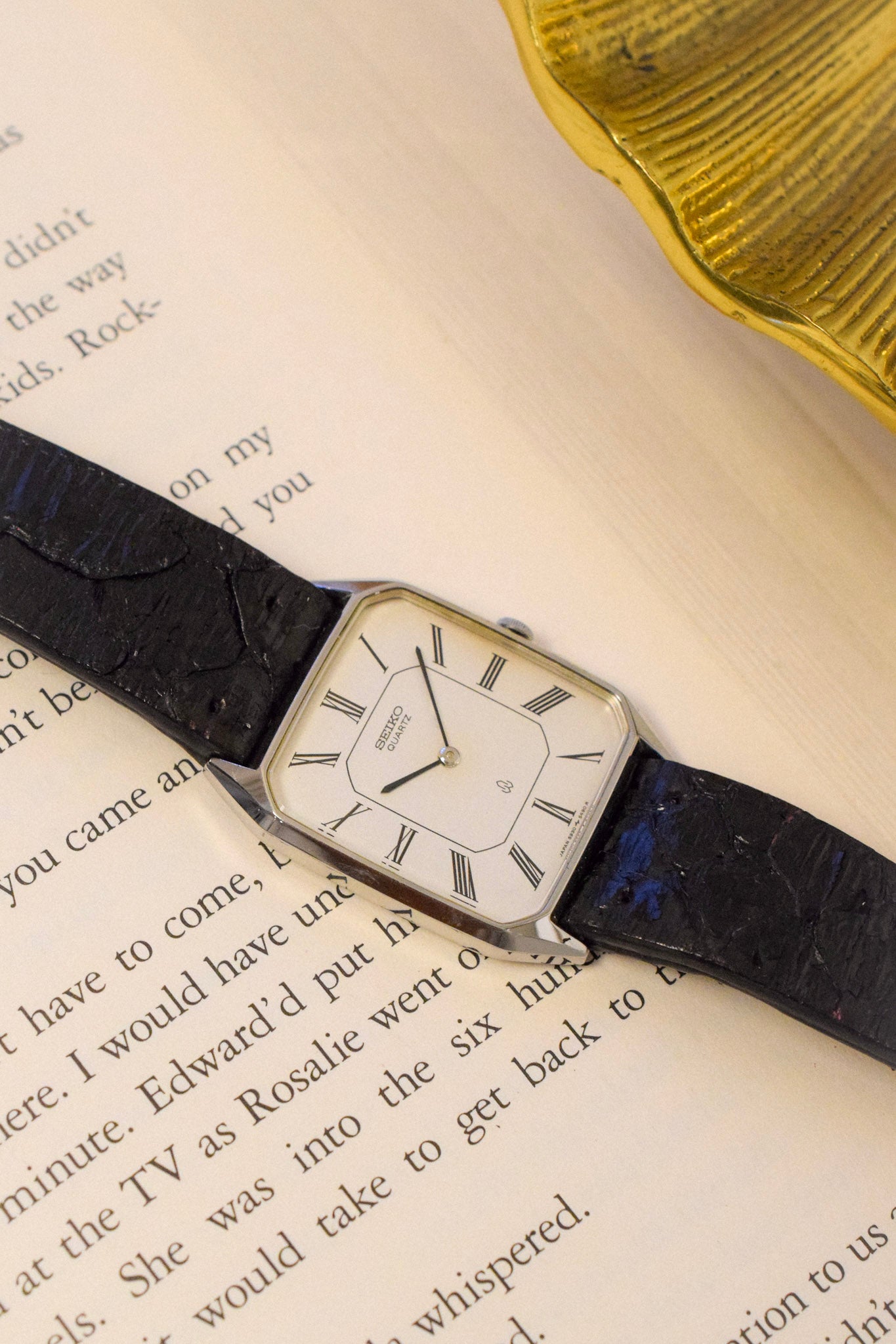 1981 Seiko Quartz Roman Steel Octo