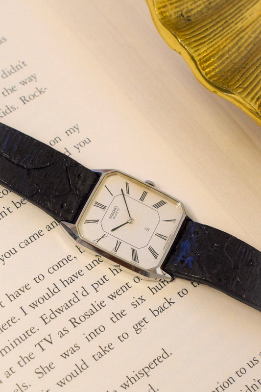 1981 Seiko Quartz Roman Steel Octo