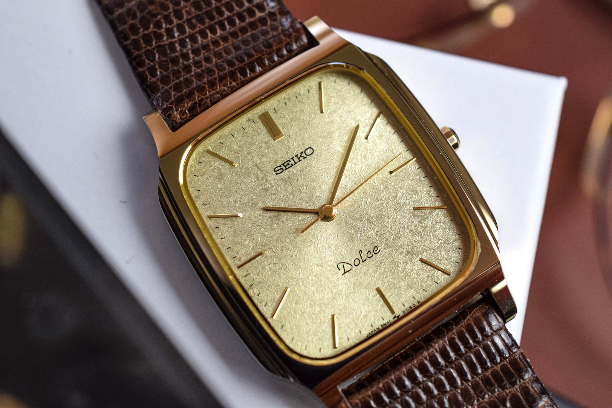 1985 Seiko Dolce Tungsten Carbide Polygon – Oldtimer Watch Shop