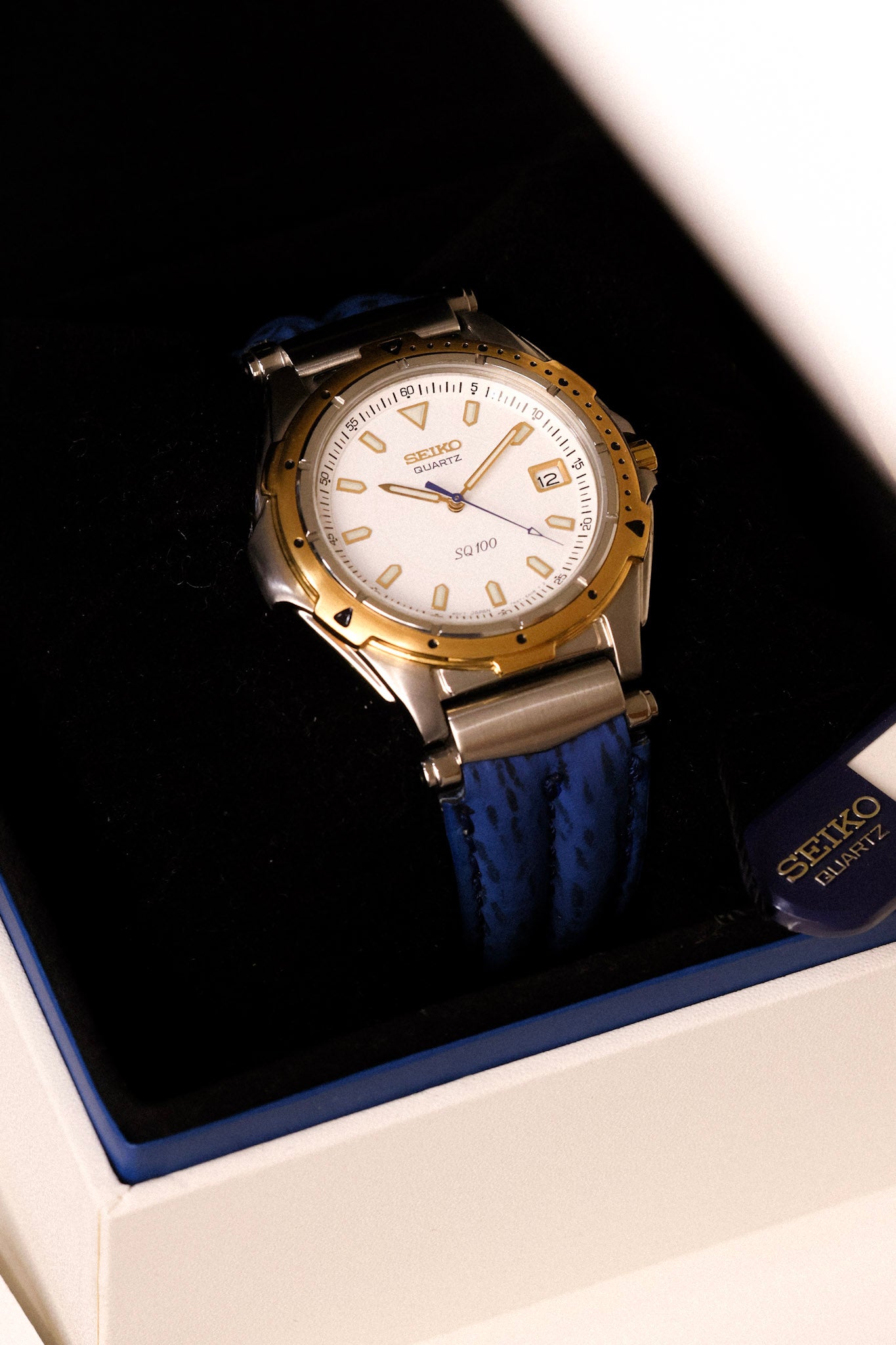 1994 Seiko SQ100 Calendar - New Old Stock