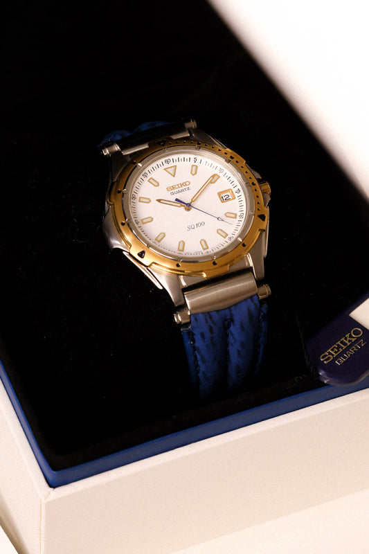 1994 Seiko SQ100 Calendar - New Old Stock