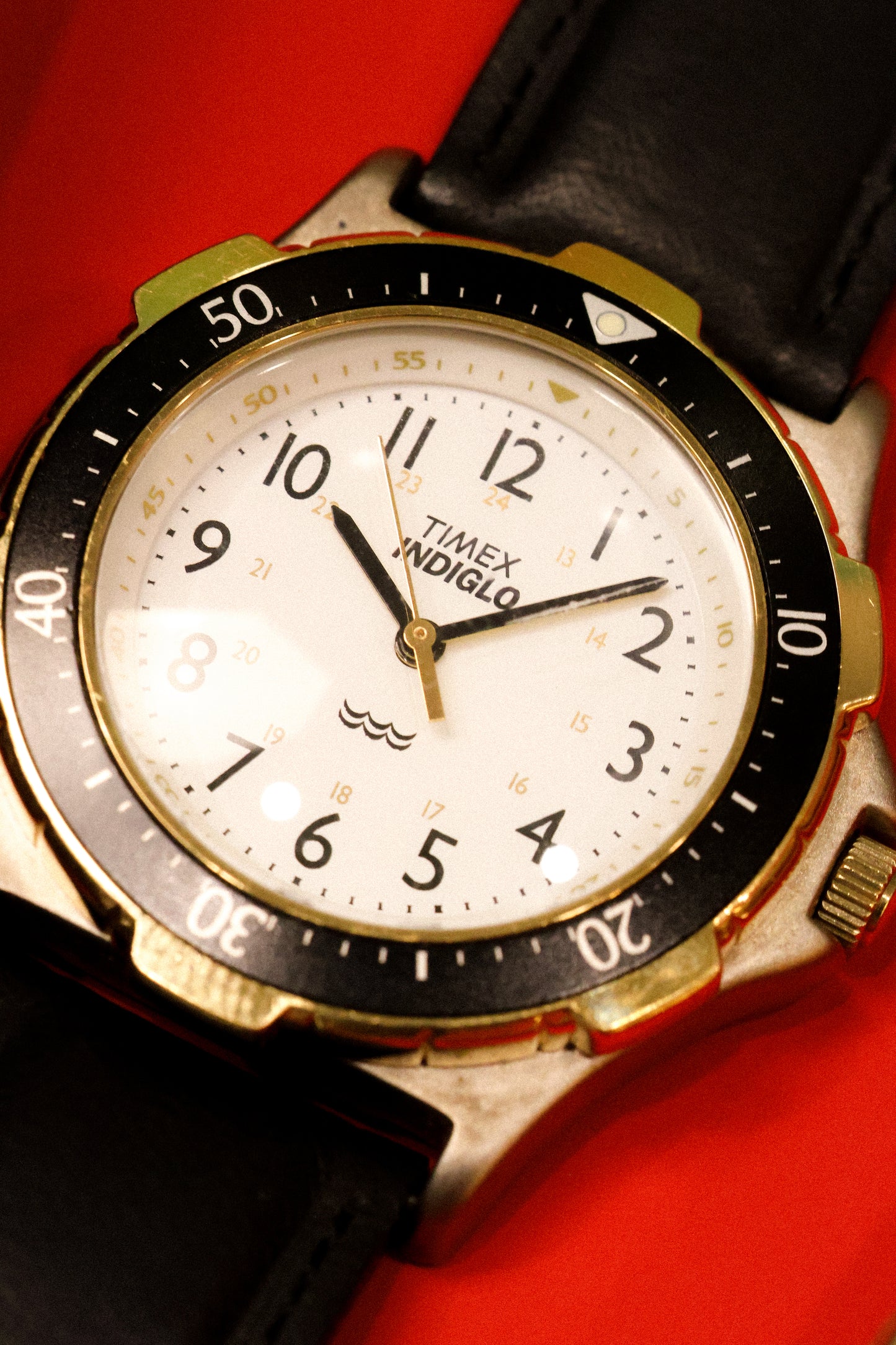 1993 Timex Indiglo Recessed Dial Diver