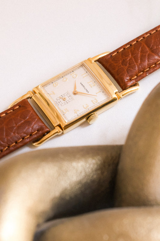 80’s Hamilton Wilshire - Registered Edition - 18K Gold Electro Plated
