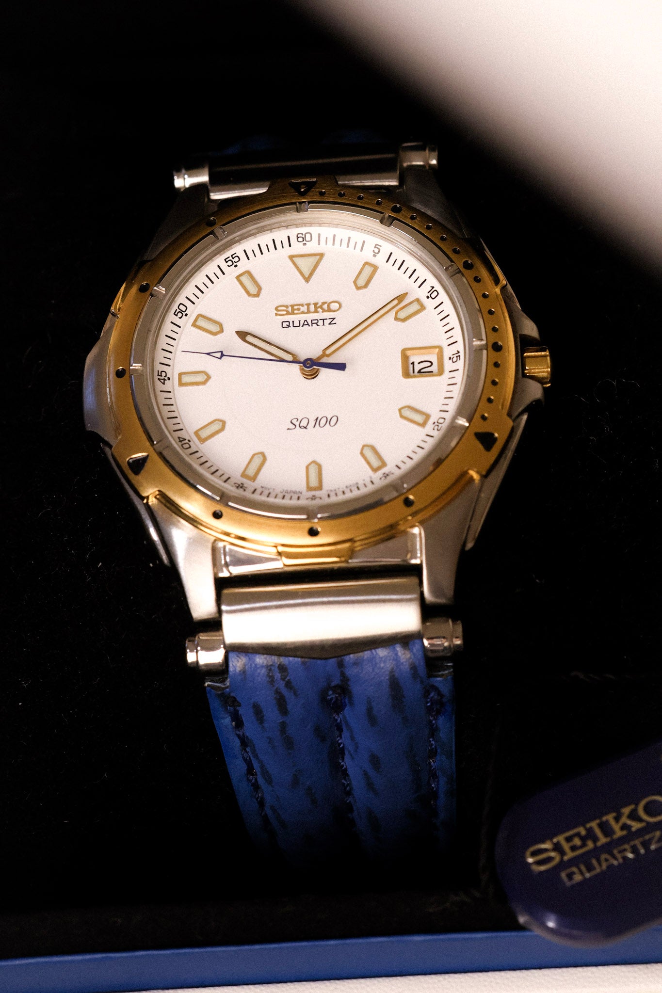 1994 Seiko SQ100 Calendar - New Old Stock