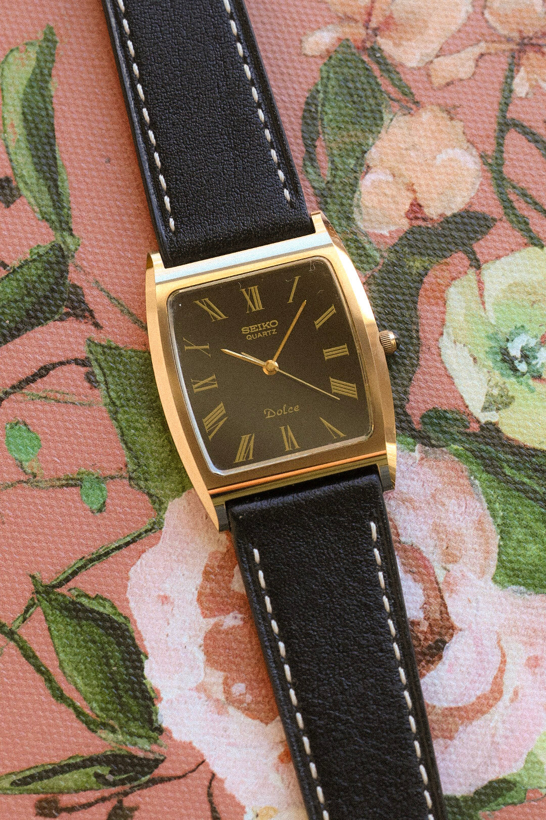 1981 Seiko Dolce NSAG Roman Tonneau